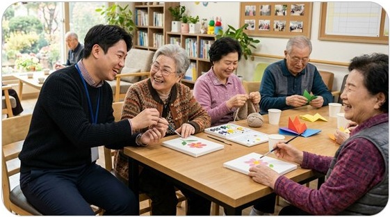 노인복지학과 활동 모습