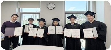 학위수여식 활동 사진