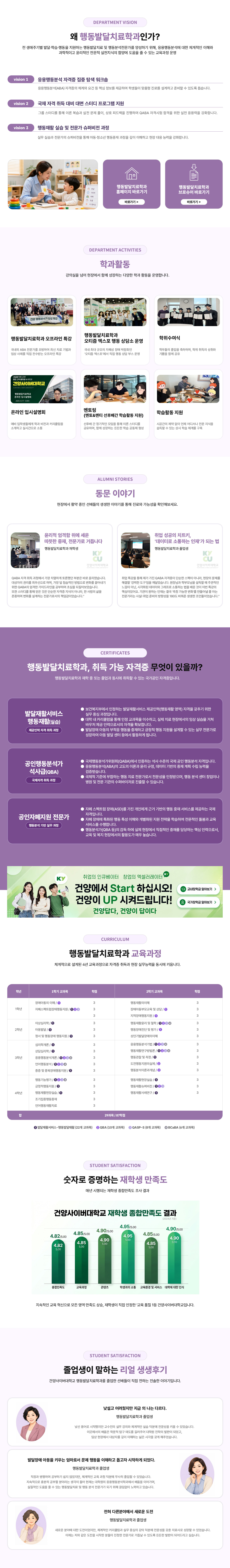 행동발달치료학과 소개